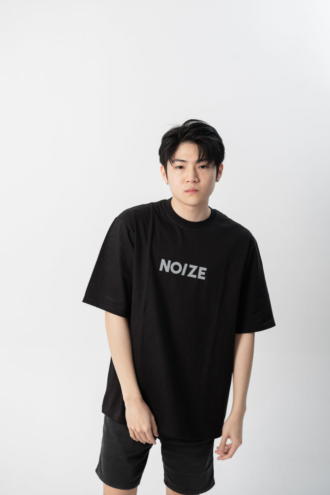 NOIZE STUDIO Ted Companion REFLECTIVE - Oversized Tshirt 16S (black)