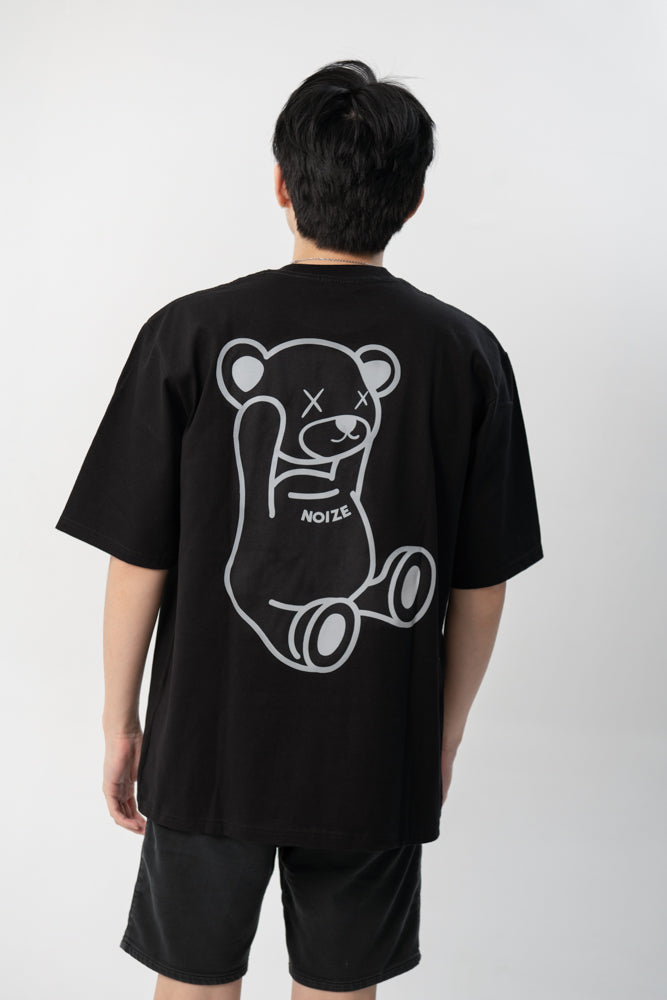 NOIZE STUDIO Ted Companion REFLECTIVE - Oversized Tshirt 16S (black)