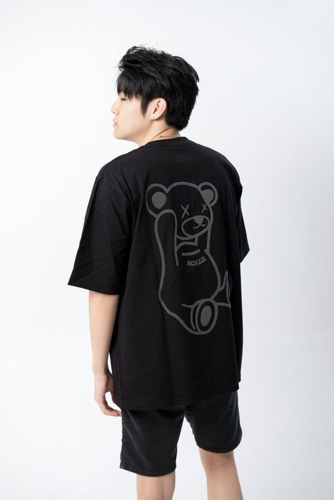 NOIZE STUDIO Ted Companion PUFF - Oversized Tshirt (black)