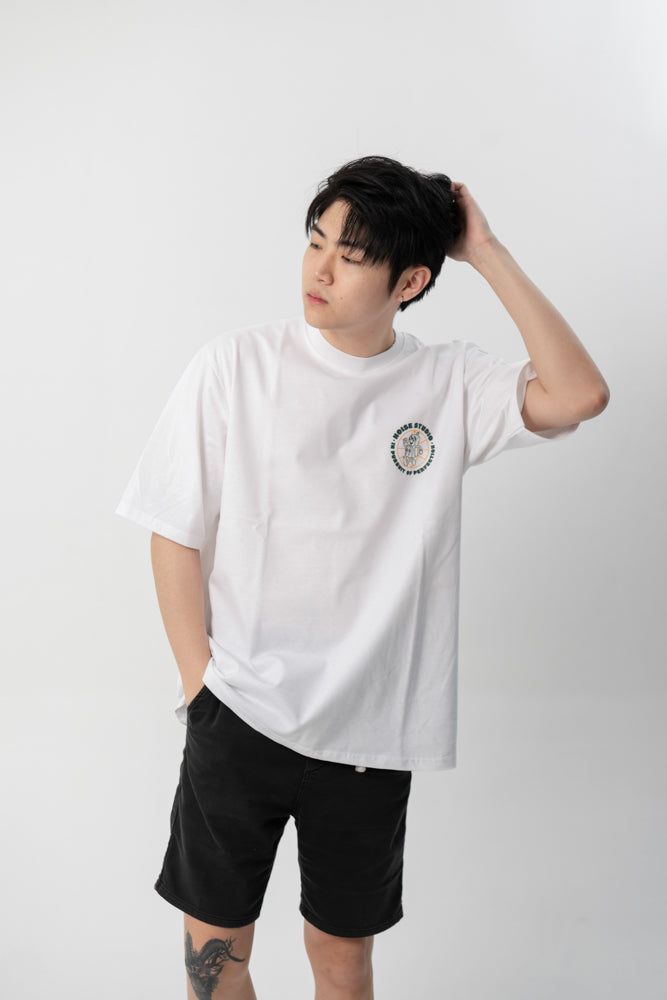 NOIZE STUDIO Traveler - Oversized Tshirt 16S (WHITE)