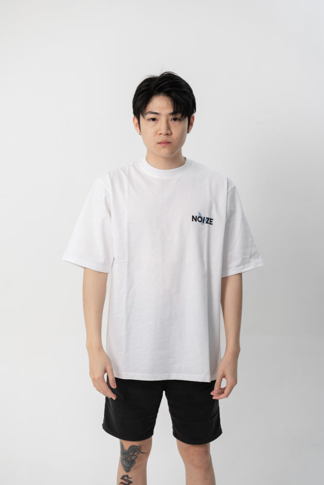 NOIZE STUDIO Signature Love Bird  - Oversized Tee 16S (white)