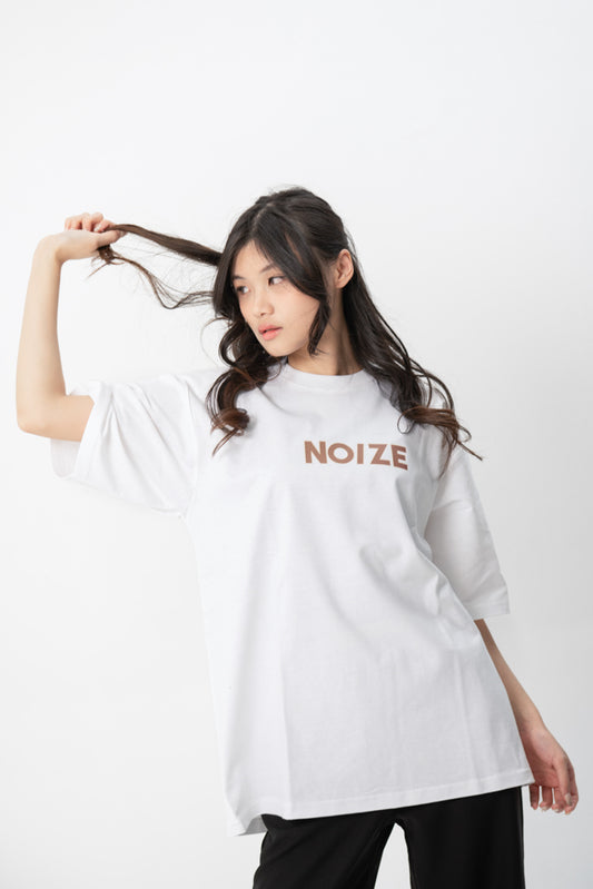 NOIZE STUDIO Monkey Business  - Oversized Tee 16S (white)