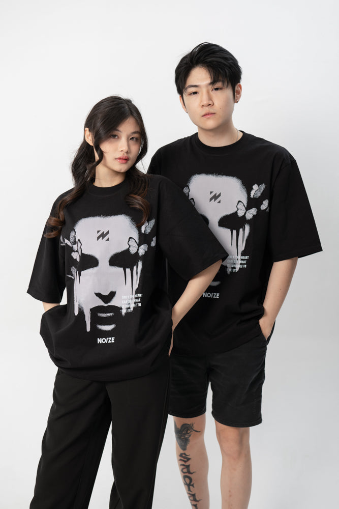 NOIZE STUDIO Heavy Hearted  - Oversized Tshirt 16S (black)