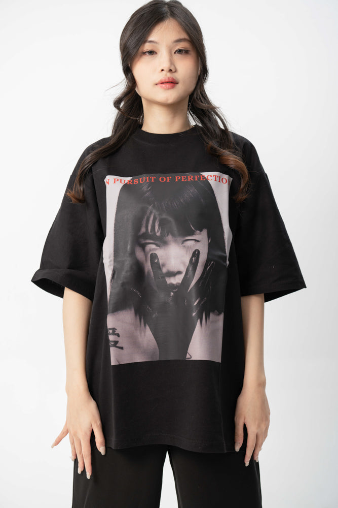 NOIZE STUDIO Anonymus Stalker - Oversized Tee 16S  (black)