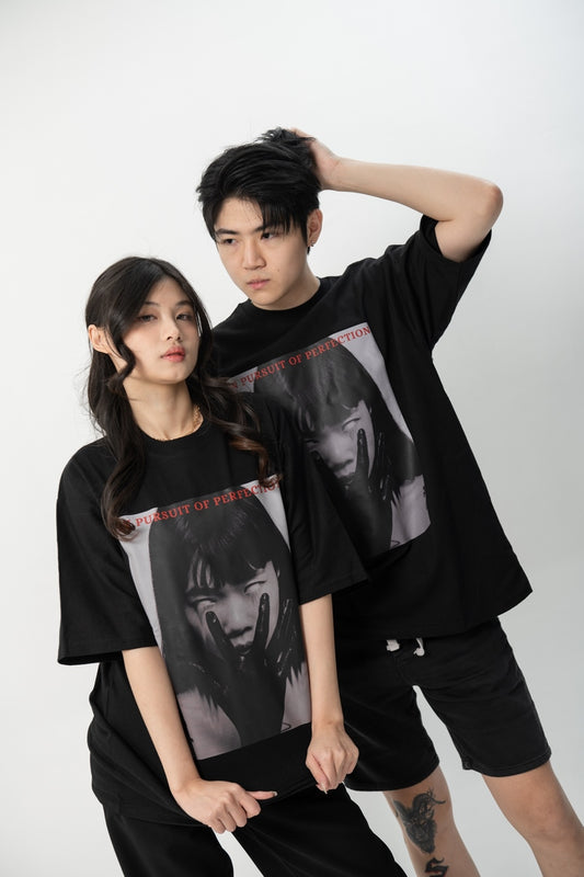 NOIZE STUDIO Anonymus Stalker - Oversized Tee 16S  (black)