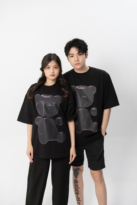 NOIZE STUDIO Ted Figure  - Oversized Tee 16S (black)