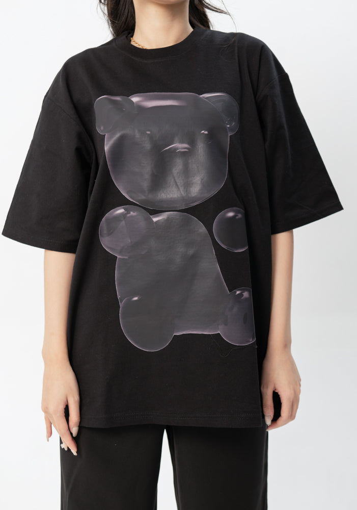 NOIZE STUDIO Ted Figure  - Oversized Tee 16S (black)