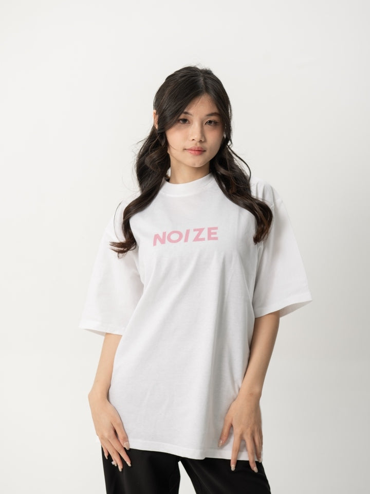 NOIZE STUDIO Pink Ted Companion  - Oversized Tshirt 16S (white)