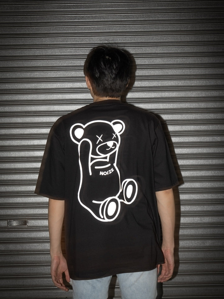 NOIZE STUDIO Ted Companion REFLECTIVE - Oversized Tshirt 16S (black)